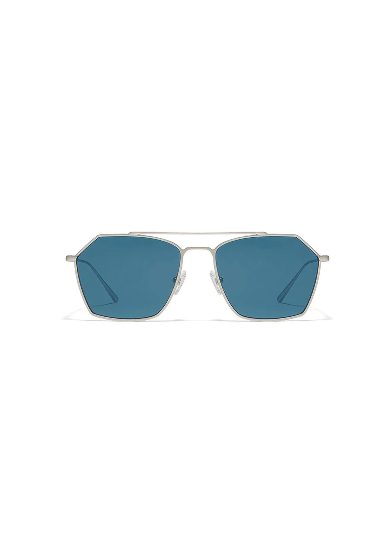 30Sundays Figaro Ii,Men Sunglasses, Aviator Sunglasses, UV Protection: UV400 (Silver,Blue)