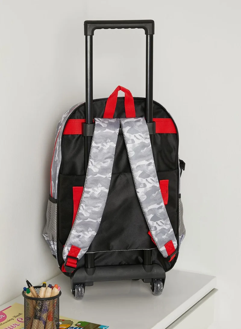 SUPERMAN Back To School Superman Trolley Bag