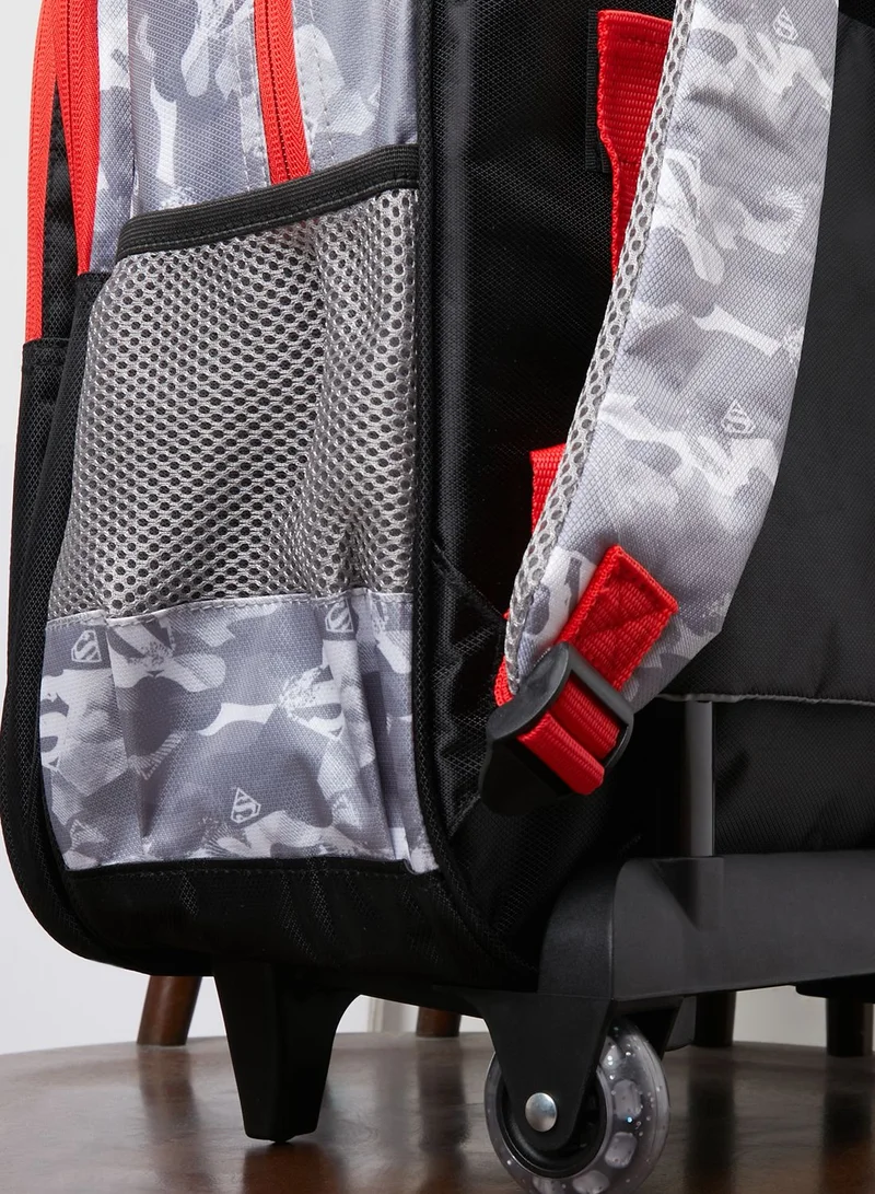 SUPERMAN Back To School Superman Trolley Bag