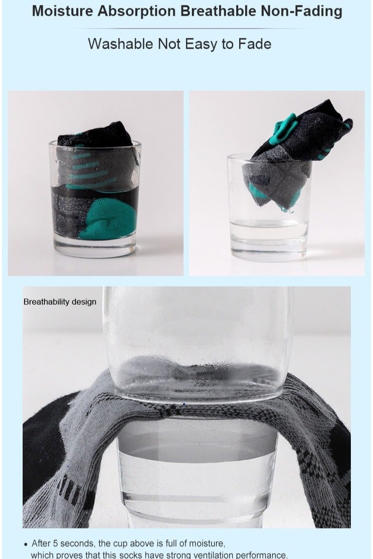 infino Mens Athletic Socks (6-Pack) - Low Cut, Sweat-Wicking, Odour-Resistant, All-Season Comfort - Ideal for Active Lifestyles, Running & Everyday Wear - Image 5