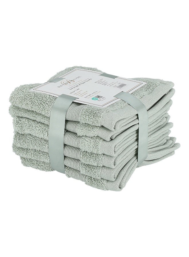 Boutique Blanche 6 Piece Ultra Soft Face Towel Set 33*33 Cm - Image 3