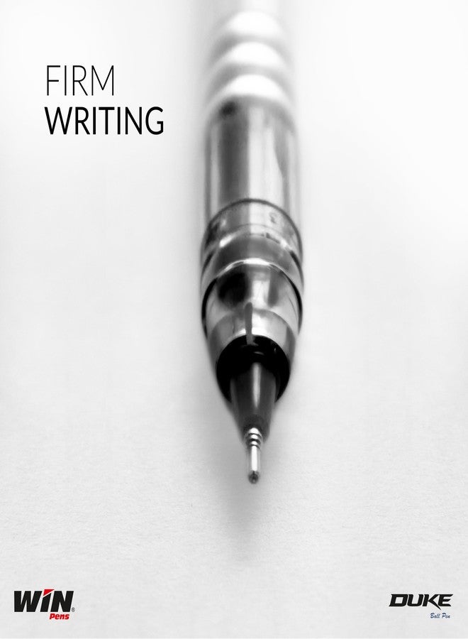 دبليو آي أن اربح قلم حبر جاف من نوع ديوك | ٢٠ قلم حبر أسود | هيكل بألوان الباستيل | للطلاب والامتحانات | قبضة مريحة | كتابة سلسة للغاية | مثالي للاستخدام في المدارس والمكاتب والقرطاسية التجارية - Image 3