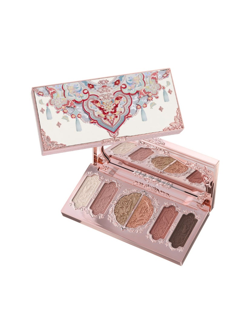 Butterfly Cloud Collar Embossed Six-Color Makeup Palette For Matte And Shimmer Finish - 01 Terracotta Brick - pzsku/ZD773B0ECC4DFC3AF3AC6Z/45/_/1732605072/dee55430-15e9-49c1-b3ef-32b67a72f99f