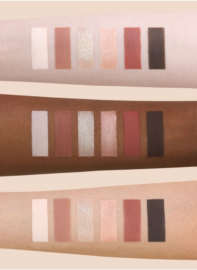 Flower Knows Butterfly Cloud Collar Embossed Six-Color Makeup Palette For Matte And Shimmer Finish - 01 Terracotta Brick  - Image 5