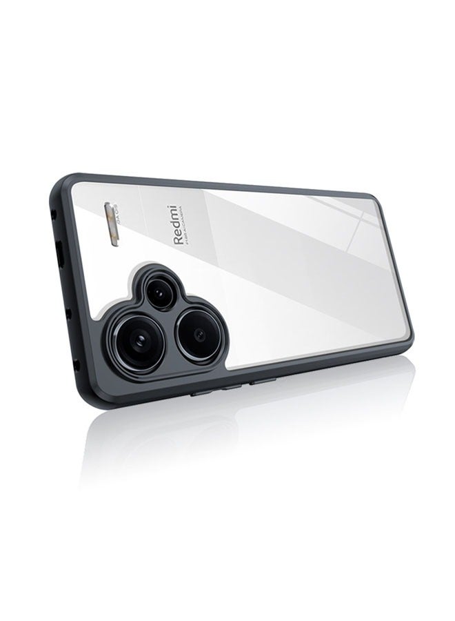 Crystal Clear Redmi Note 13 Pro Plus 5G Back Case | 360-degree protection | Shock-resistant design| Redmi Note 13 Pro Plus Clear Back Case - Image 2