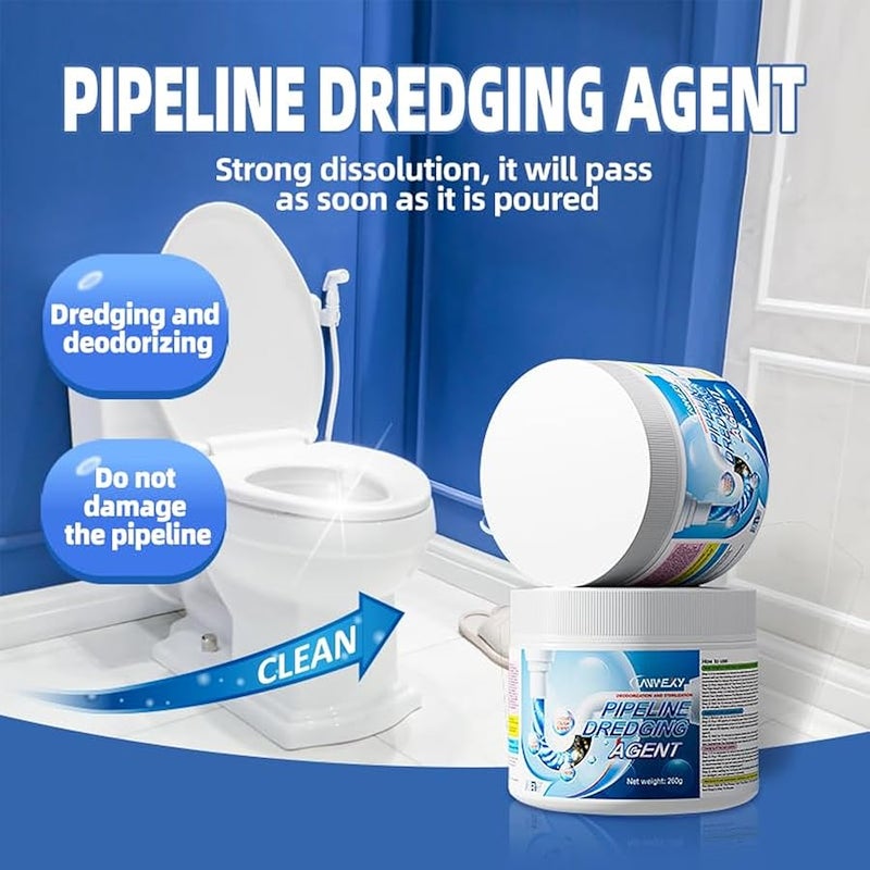 Arabest sink drain hair clog remover cleaner、toilet unclogger heavy duty、bathroom shower pipeline dredging agent、unclog clogged drain、clogged【1 bottles】 - Image 4