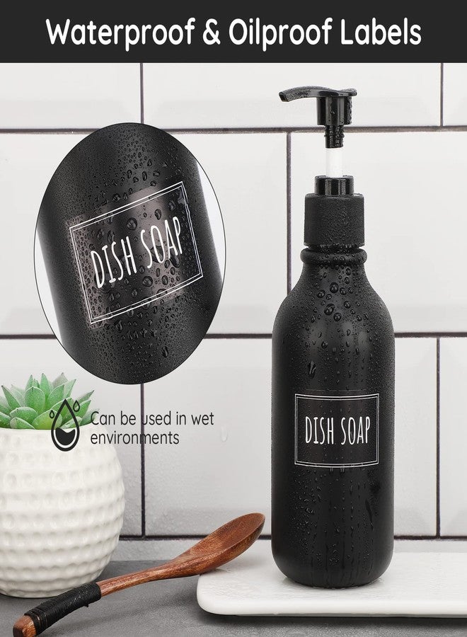 Segbeauty Waterproof Labels - 36 Pack Soap Dispenser Stickers, Shampoo Conditioner Hand Soap, Self-Adhesive Removable Bathroom Kitchen Laundry Labels - Image 3