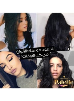 باليت صبغة شعر باليت انتنسف كولور كريم  1 - 0 أسود - 110 مل  - Image 4