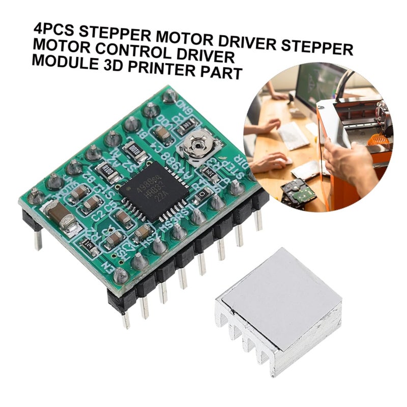 4 Pcs Stepper Motor Driver Module Controller Board Assembly For 3D Printing - Image 5