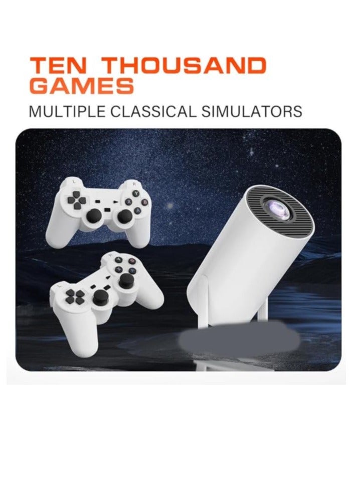 "Home Theater Projector with Built-In Game Controller: 10000+ Retro Games, HDMI/USB Support" - Image 2