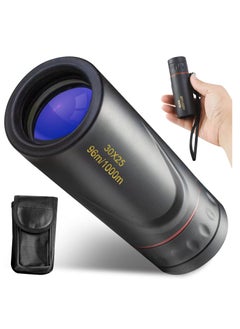Generic Monocular Telescope, Upgrade 30 x 25 HD Monoculars for Adults High Powered, Be Used for Stargazing, Hunting, Black  - Image 1