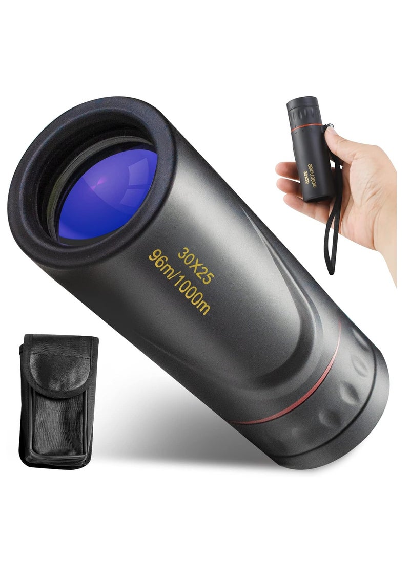 Generic Monocular Telescope, Upgrade 30 x 25 HD Monoculars for Adults High Powered, Be Used for Stargazing, Hunting, Black  - Image 1