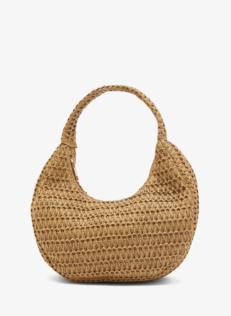 GLAMOROUS Raffia Grab Bag - Image 2