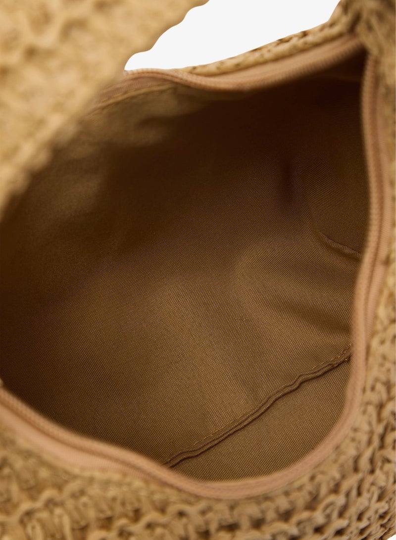 GLAMOROUS Raffia Grab Bag - Image 5