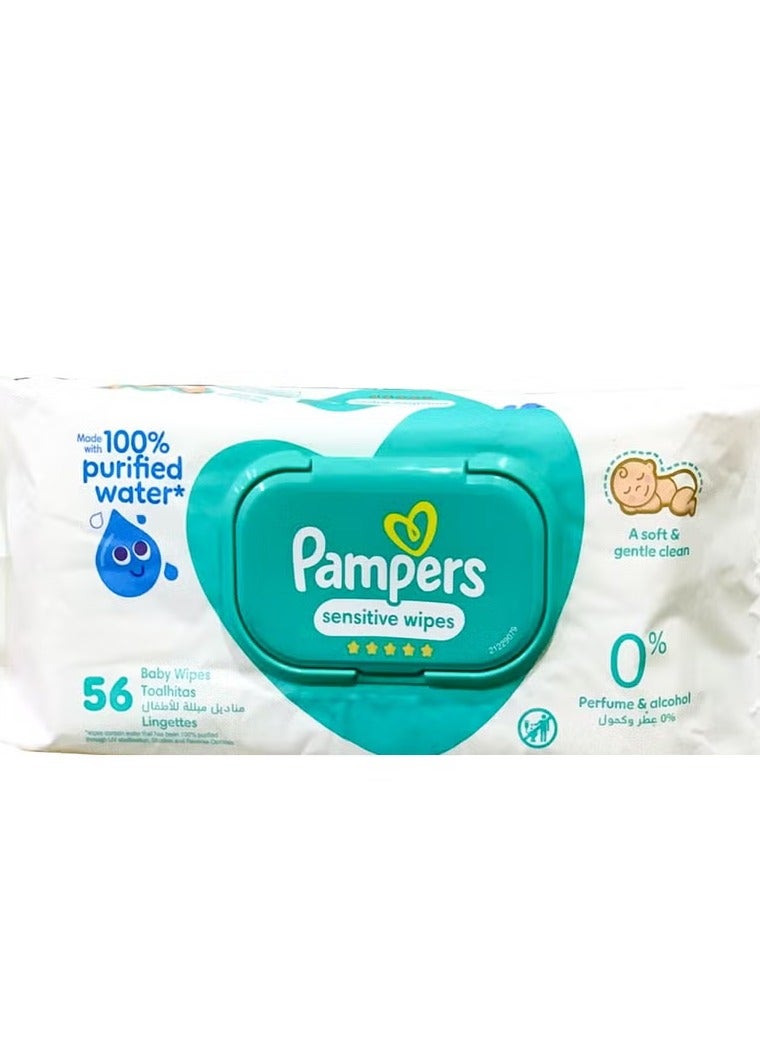 بامبرز حماية البشرة الحساسة 56 منديل