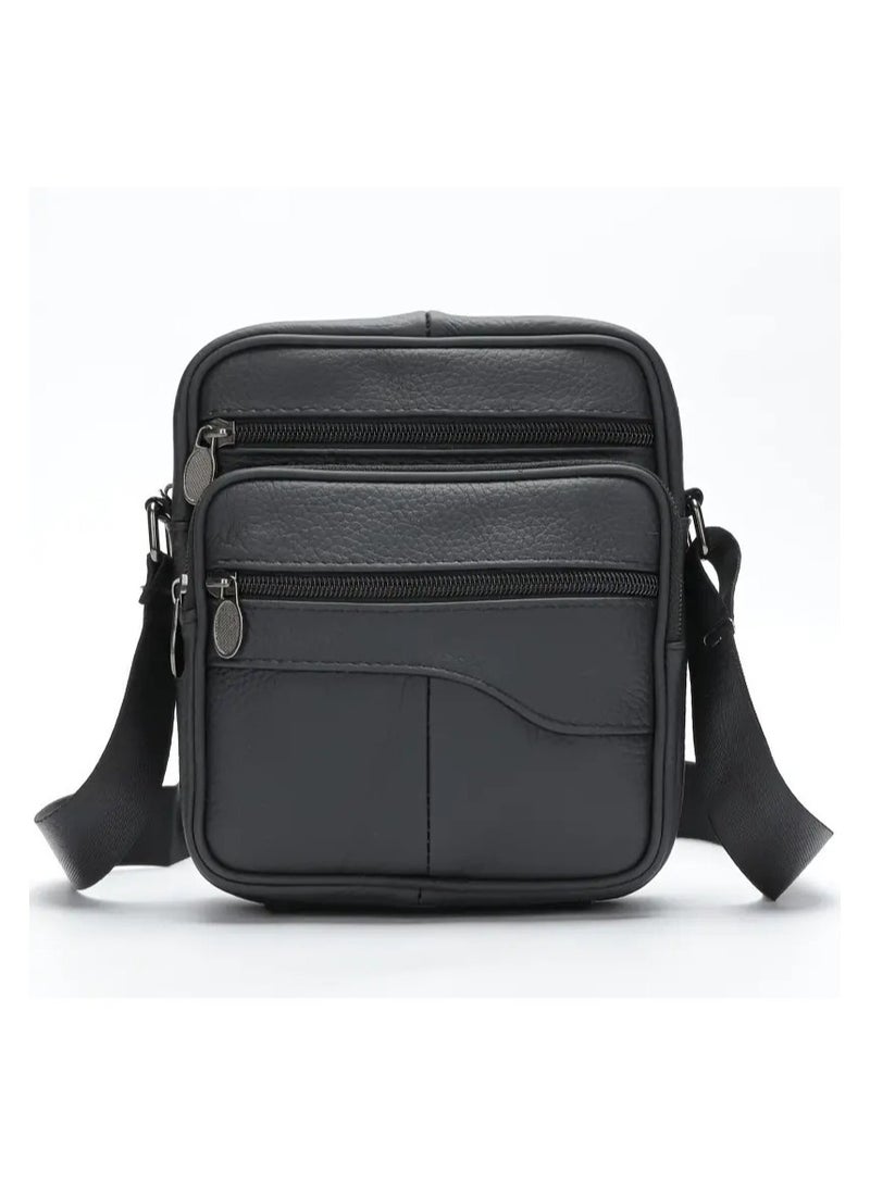 Jeep Buluo A shoulder and hand bag for men made of high-quality natural leather for personal purposes, travel, hiking and sports - Image 2
