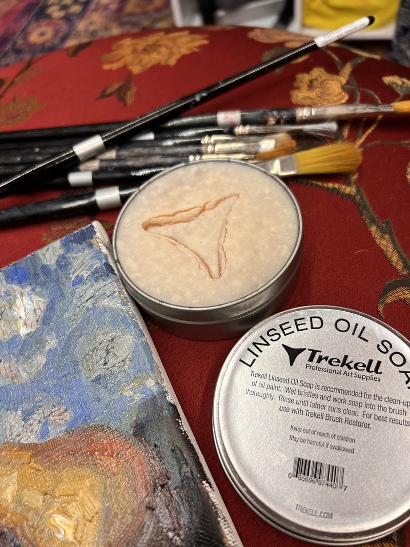 Trekell Linseed Oil Paint Brush Cleaner - Solvent Free Oil Paint Brush Cleaner - Oil Brush Cleaner, Paintbrush Cleaner - Oil Paint Cleaner & Artist Brush Soap [3oz] - Image 5