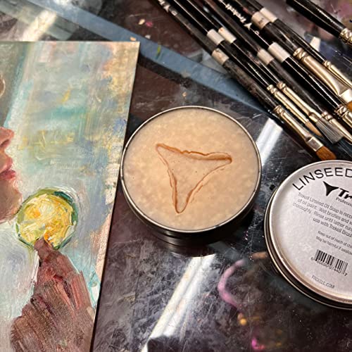 Trekell Linseed Oil Paint Brush Cleaner - Solvent Free Oil Paint Brush Cleaner - Oil Brush Cleaner, Paintbrush Cleaner - Oil Paint Cleaner & Artist Brush Soap [3oz] - Image 4