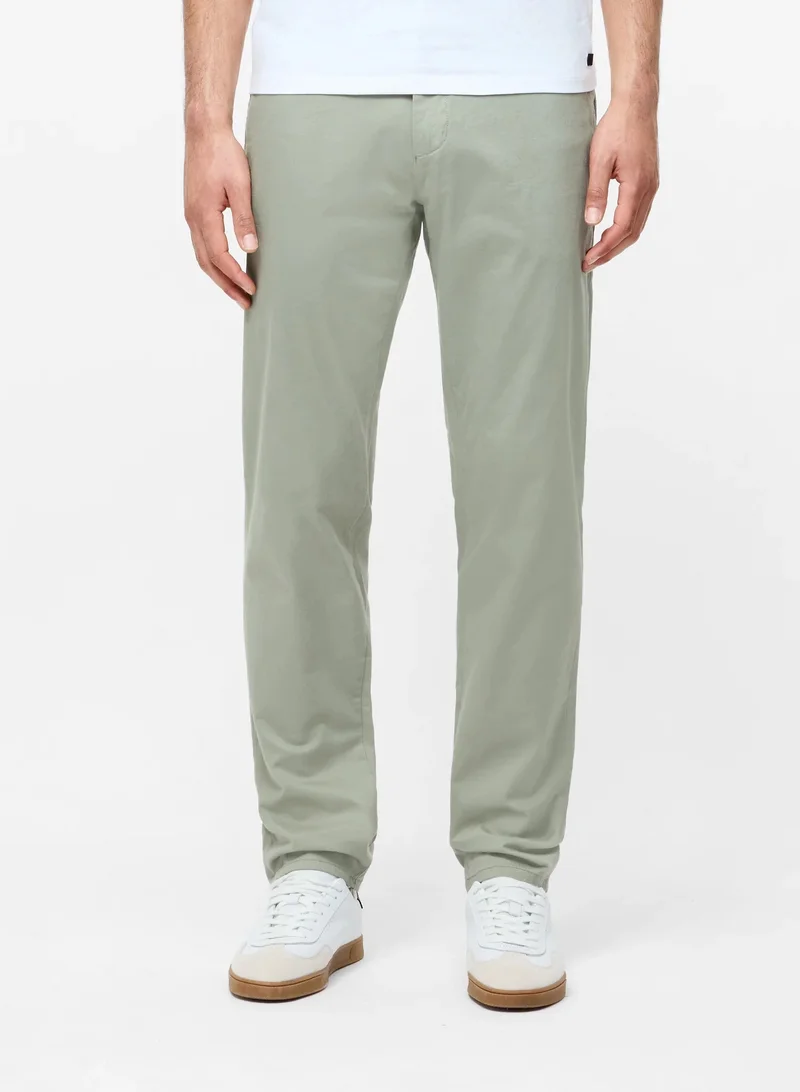 French Connection Sage Green Cotton Stretch Chino for Men | Best Price UAE