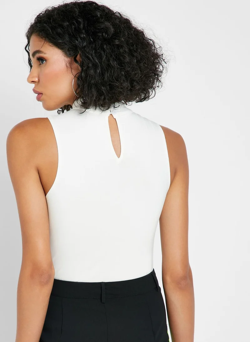 Ginger Choker Neck Bodysuit