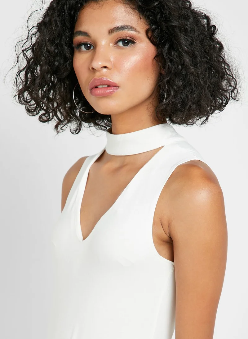 Ginger Choker Neck Bodysuit