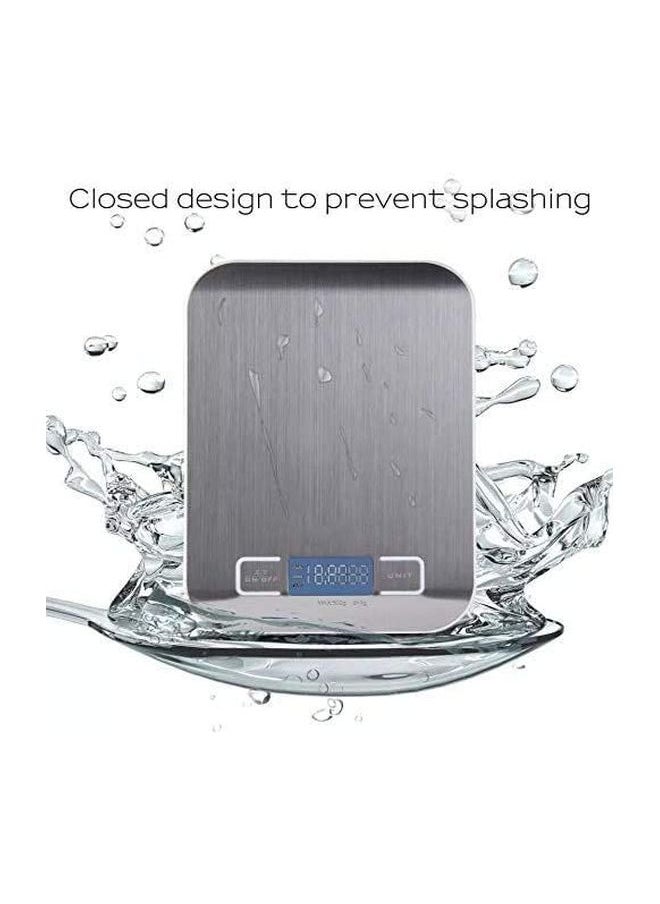 SKY-TOUCH Digital Kitchen Scale Silver 55x71x6inch  - Image 2