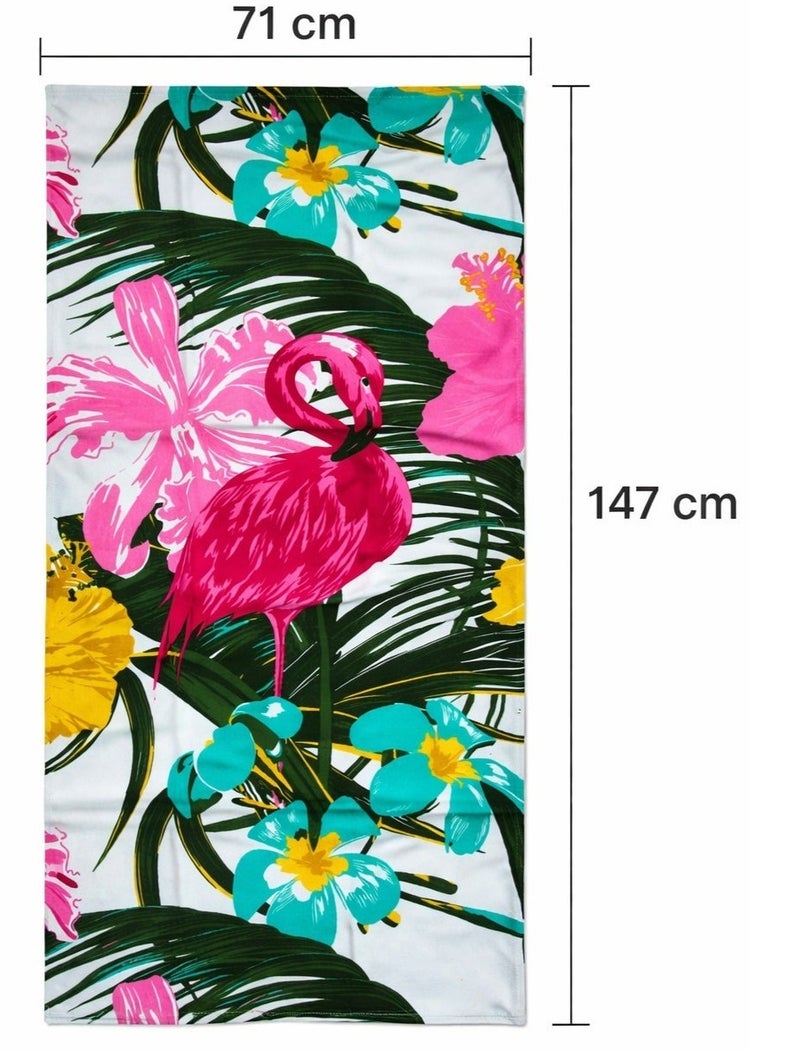 Bliss Casa Printed Beach Towels (71x147 cm) - Extra Large Cotton Summer Pool  Highly Absorbent & Soft Towel - Image 2