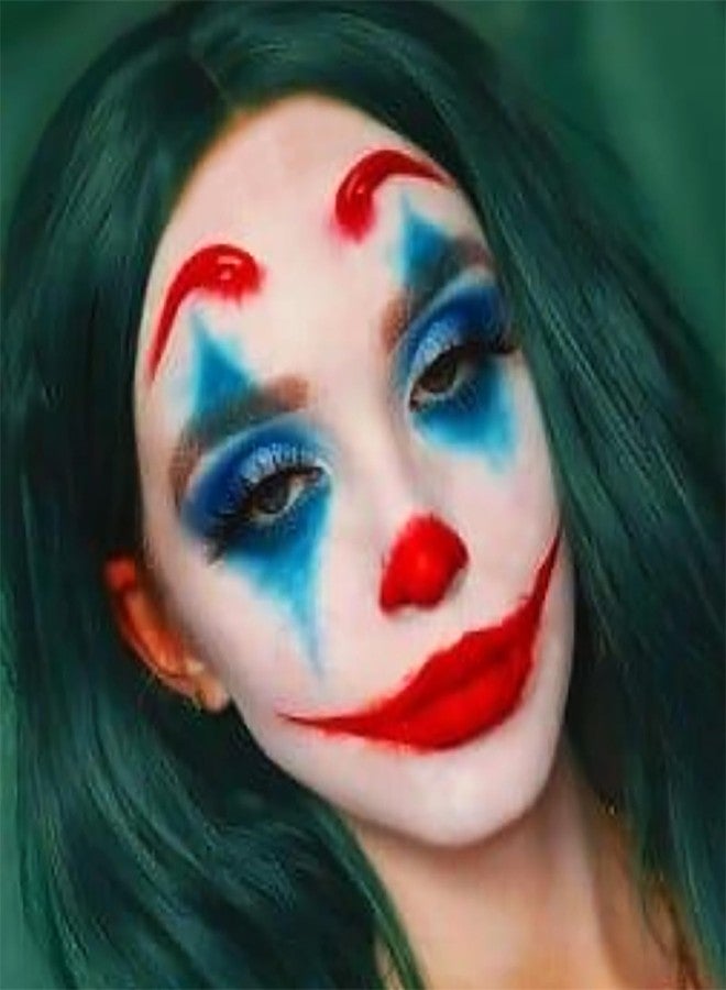 Mysense Red White and Blue Face Paint,Water Based Washable Clown Makeup Kit,Non-toxic Cream Body Paint for Adults and Children USA Face Paint and Halloween SFX Cosplay Makeup,0.6oz/pc - Image 2