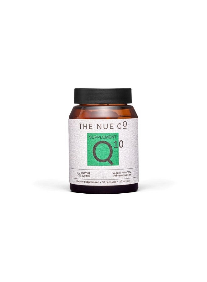 The Nue Co. COQ10 Supplement, Supports Energy, Skin, & Cardiovascular Health, Antioxidant, Vegan, Gluten Free, 30 Capsules - Image 1