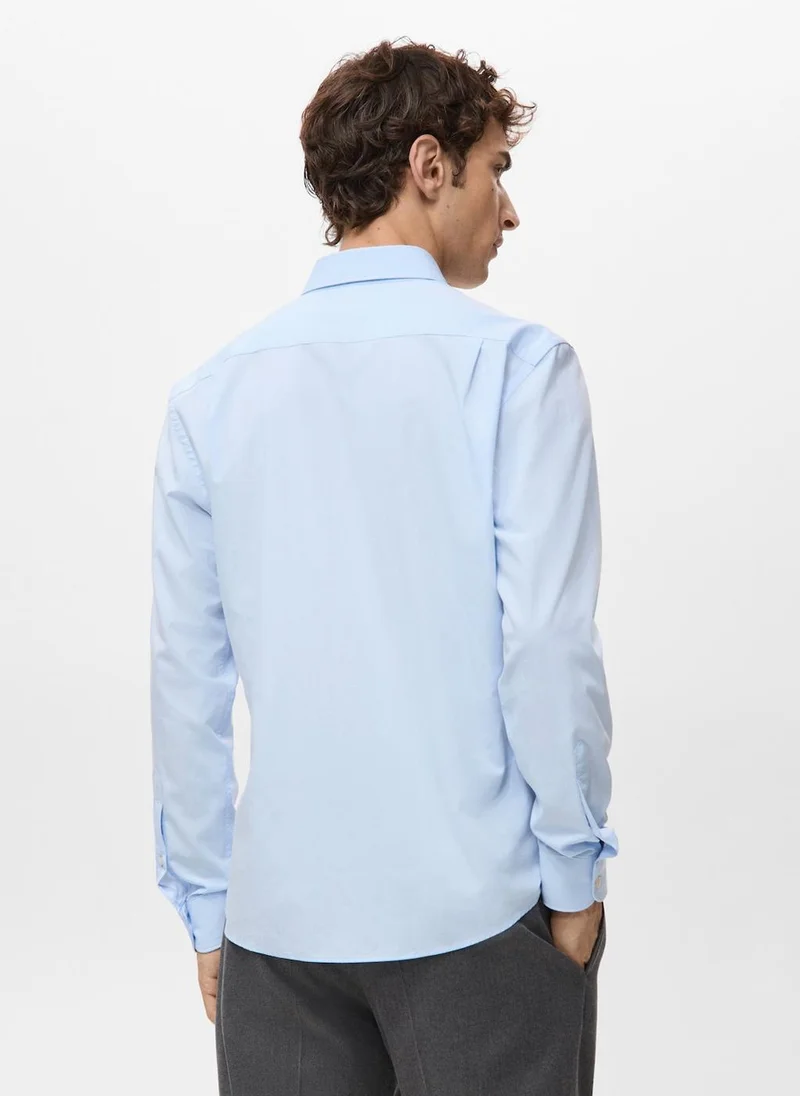Mango Man Regular-fit 100% cotton shirt
