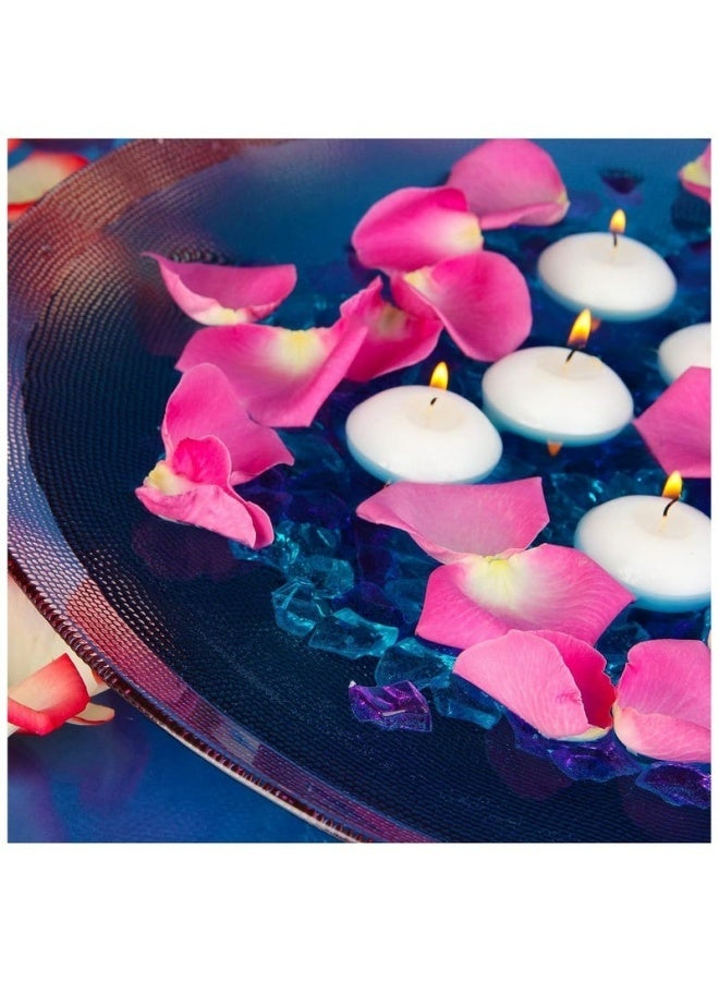 12 شمعة بيضاء عائمة غير معطرة مقاس 1.5 بوصة، شموع صغيرة دافئة لتزيين حفلات الزفاف، وأعياد الميلاد، والمناسبات، والاحتفالات، وإضفاء جو مميز على المكان. - Image 5