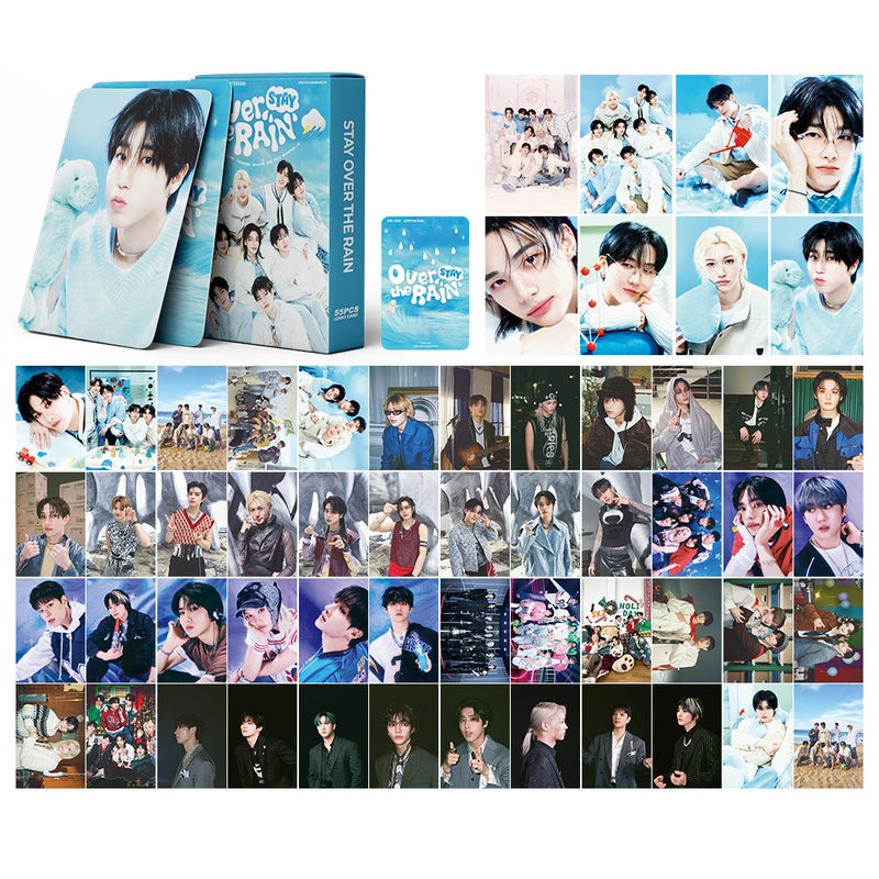 55 small cards Kpop SK aid cards 5Th FanClub Stay Over The Rain aid Sk small card-5th fanclub