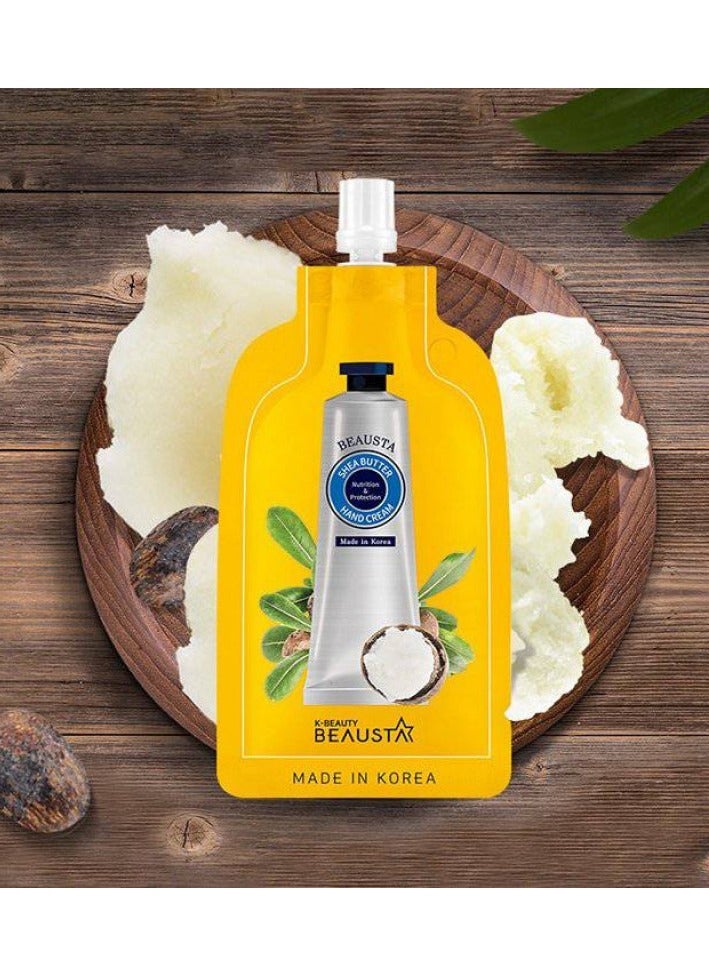 BEAUSTA Intensive Hand Cream with Shea Butter and Herbs 20ml (Original Korean) - Image 3