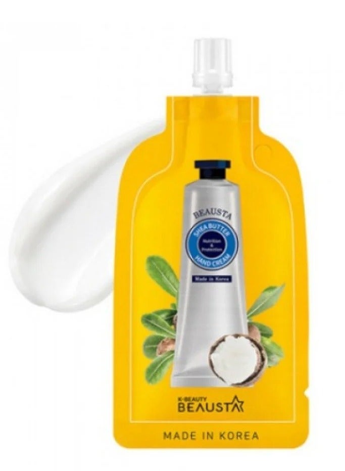 BEAUSTA Intensive Hand Cream with Shea Butter and Herbs 20ml (Original Korean) - Image 4