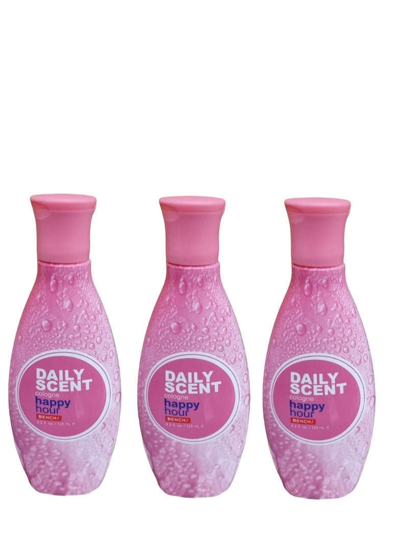 بينش عطر بنش ديلي سينت، 125 مل وردي مجموعة 3 حبة