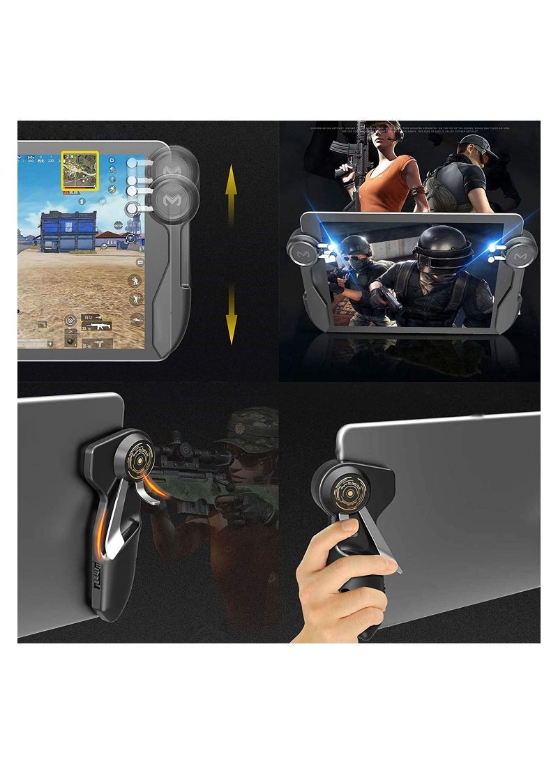 ELTRAZONE Tablet Game Joystick Trigger Handle 6 Finger L1R1 Shooter Fire Aim Button Controller for iPad Tablet PUBG Game Accessories  - Image 4