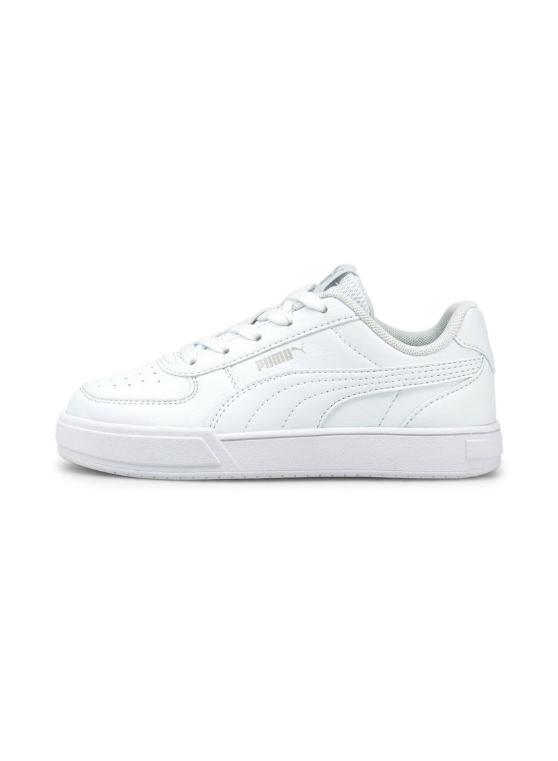 PUMA Caven Kids Unisex White Trainers - Image 1