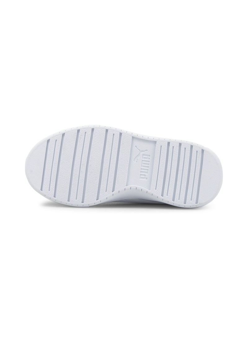 PUMA Caven Kids Unisex White Trainers - Image 4