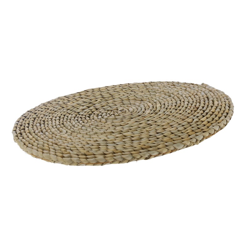 Straw Round Pouf Tatami Cushion Bay Window Pad Floor Mat for Home Yoga Picnic Supplies - Image 2