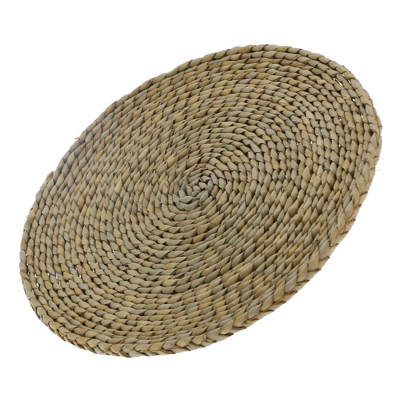 Straw Round Pouf Tatami Cushion Bay Window Pad Floor Mat for Home Yoga Picnic Supplies - Image 1