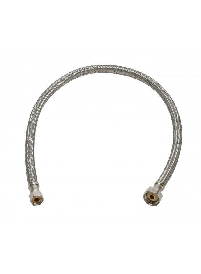 Fluidmaster B1F30 Faucet Connector, Braided Stainless Steel - 3/8 Female Compression Thread x 1/2 F.I.P. Thread, 30-Inch Length - Image 2