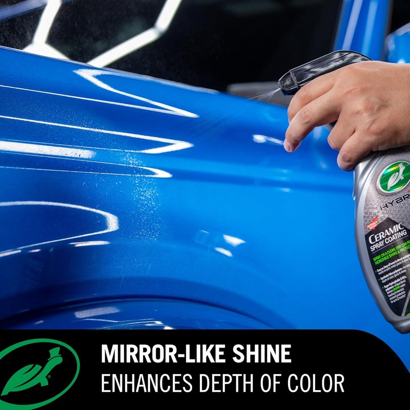 TurtleWax Hybrid Solutions Ceramic Spray Coating, High Shine Car Wax, Offers Durable Paint Protection, Extreme Water Beading Action, Safe for Glass, Wheels, Trim and More, 16 oz (Pack of 2) - Image 5