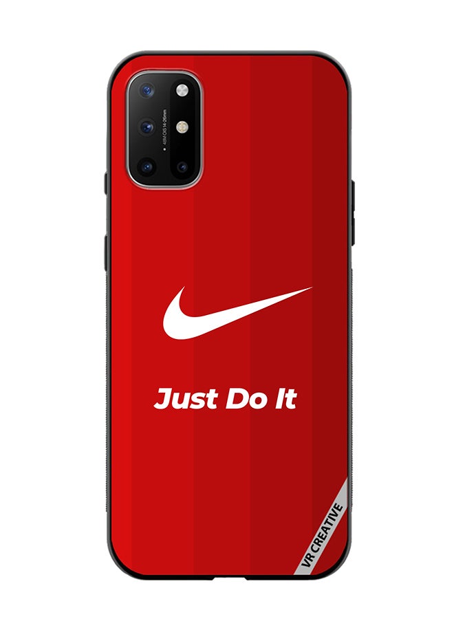 VR CREATIVE Protective Case Cover For OnePlus 8T Nike Logo Red Design Multicolour - Image 1