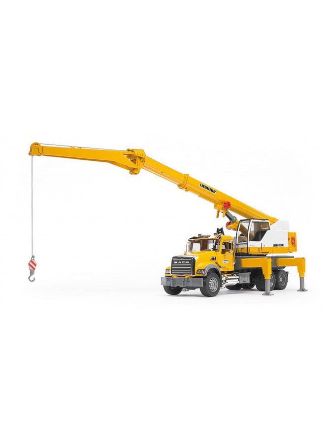 Bruder 02818 Mack Granite Liebherr Crane Truck - Image 2