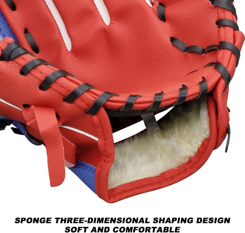 Aoutacc Baseball Gloves Softball Glove,12.5 Player Preferred Wear-Resistant PU Material Thicken Softball Fielding Glove,Left Hand Gloves Right Hand Throw for Youth Adult - Image 5