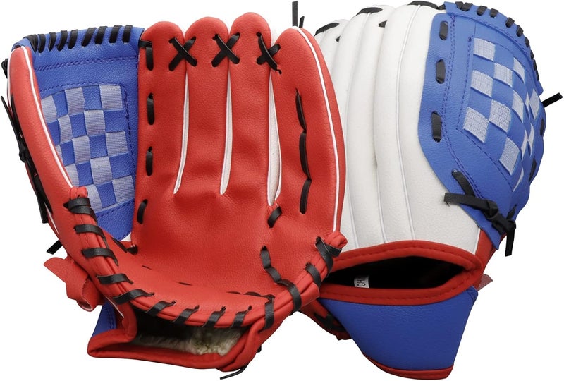 Aoutacc Baseball Gloves Softball Glove,12.5 Player Preferred Wear-Resistant PU Material Thicken Softball Fielding Glove,Left Hand Gloves Right Hand Throw for Youth Adult - Image 1