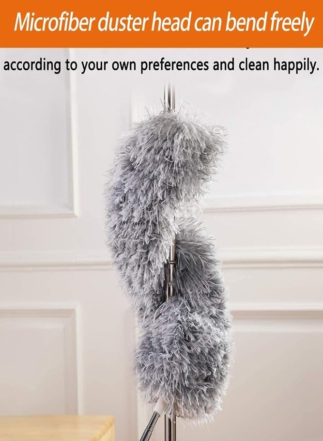 BELLSBERRY 2.8M Extendable Duster – Microfiber & Cobweb Cleaner for High Areas - Image 5