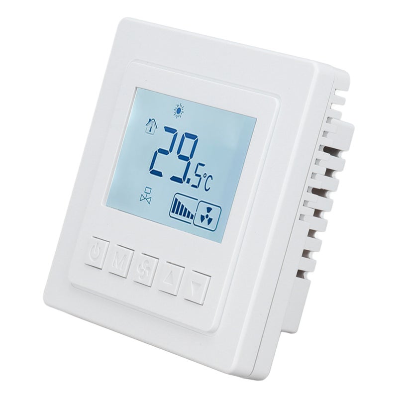 مُحكم حرارة مكيف الهواء بدقة عالية ±1 درجة مئوية من 5 إلى 35 درجة مئوية مع شاشة LCD كبيرة للغرفة الطعام - Image 5