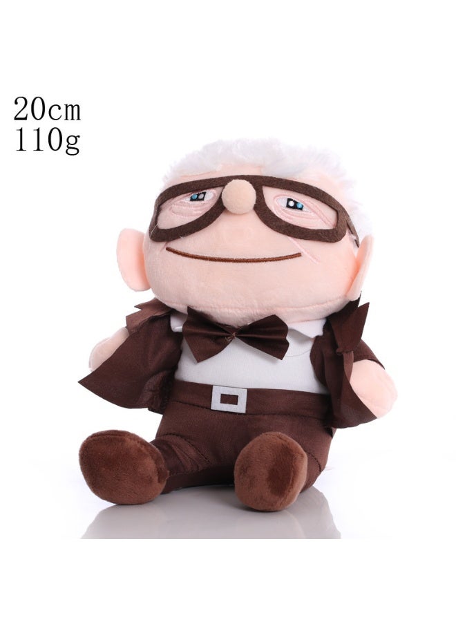 هالامودو أعلى: 20 سم طائر -دمية رجل عجوز فاخرة -شكل كرتوني، هدية عيد ميلاد مثالية وديكور لغرفة النوم، غرفة المعيشة، المكتب والمكتب (رائع لتخفيف الضغط) - Image 2