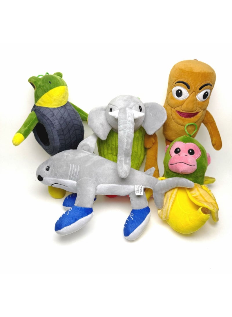 5pc tung tung tung sahur plush toy - Image 1
